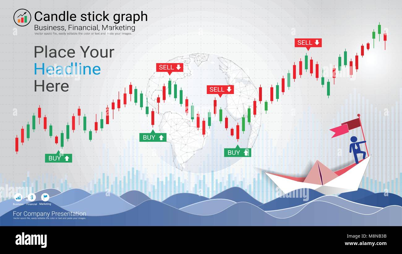 Forex Borse Investment Trading Konzept Candlestick Muster Mit - 